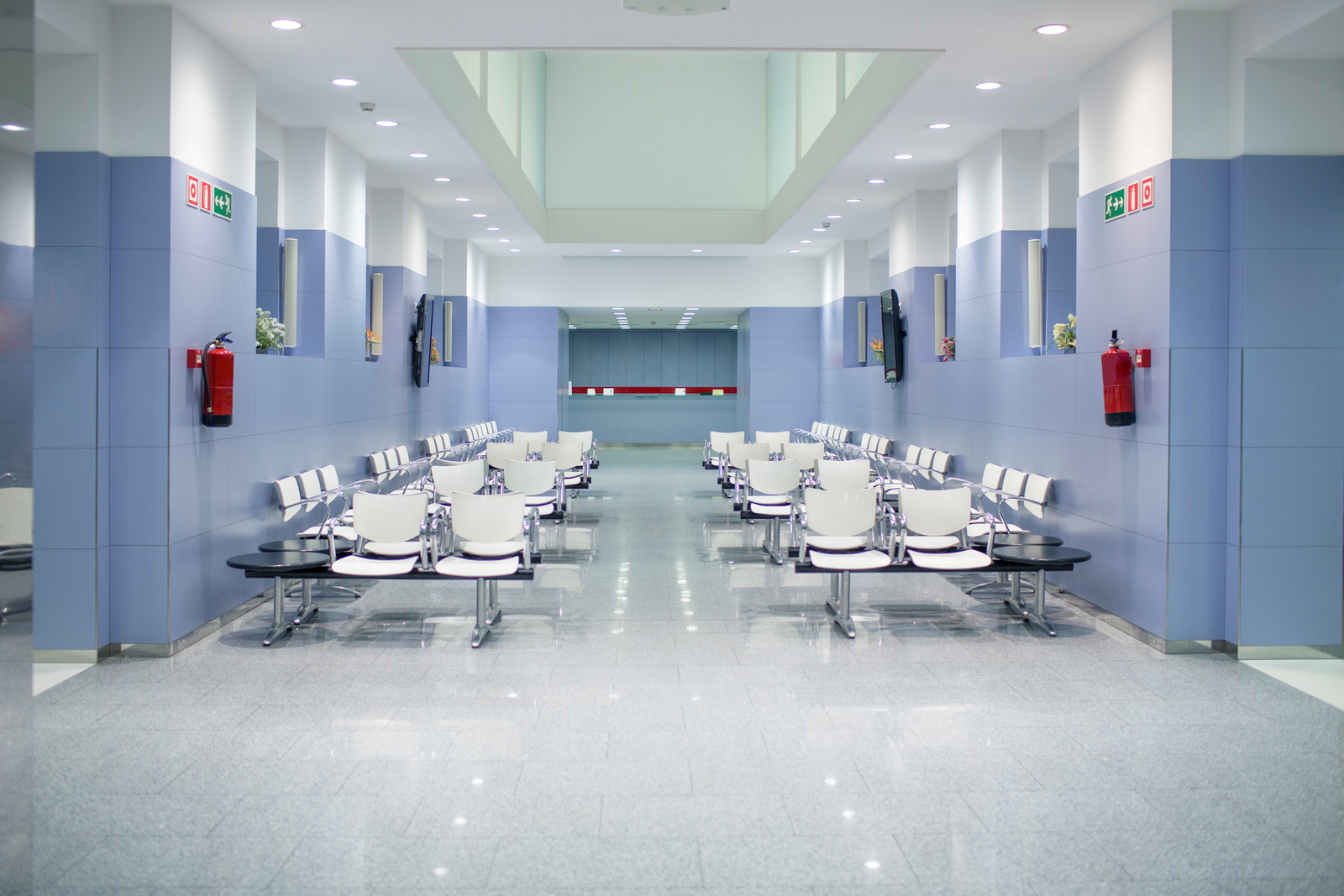 Inside a hospital