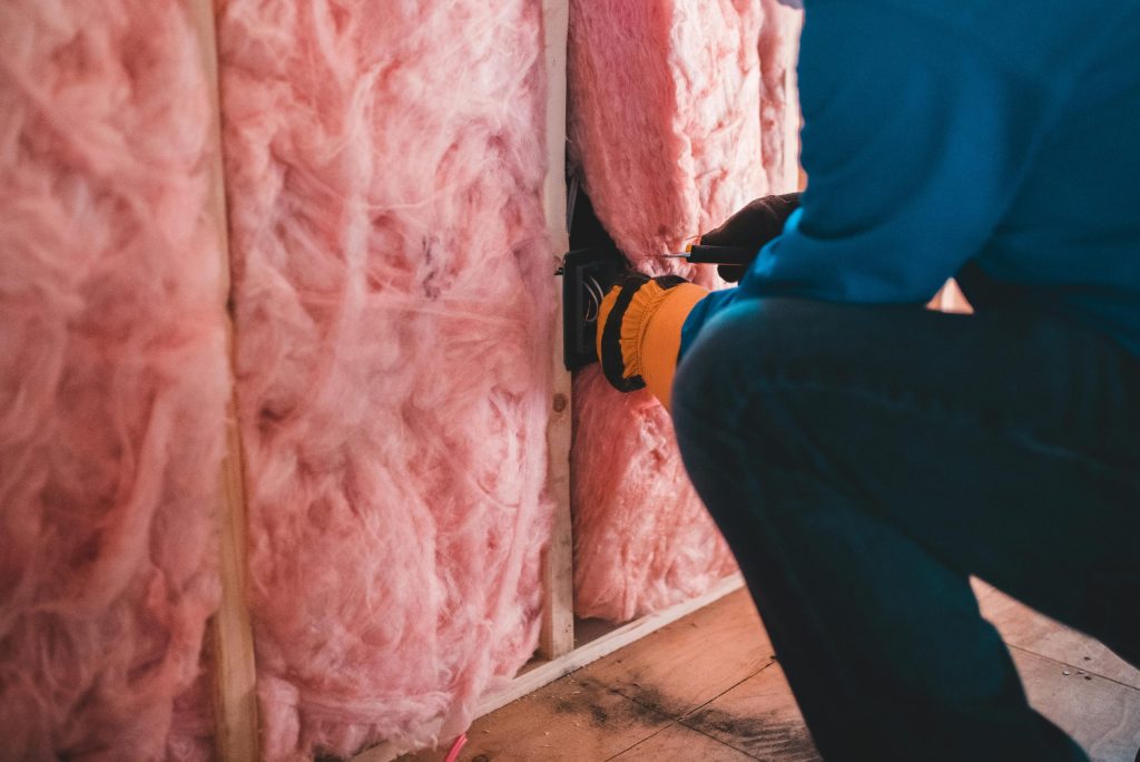 Quiet Batt soundproofing insulation in a wall