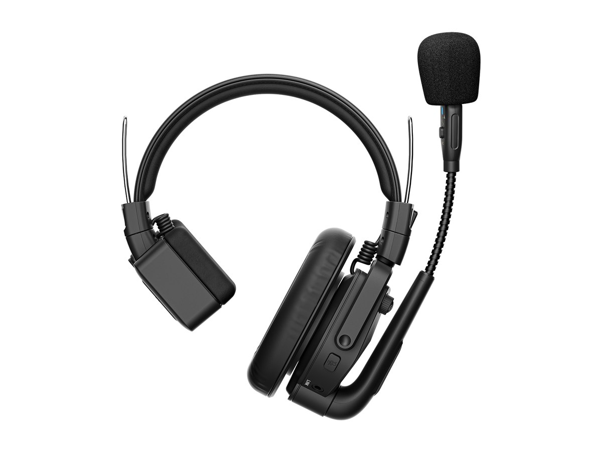 Saramonic WiTalk wireless intercom headset with boom microphone
